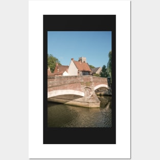 Fye Bridge over the River Wensum, Norwich Posters and Art